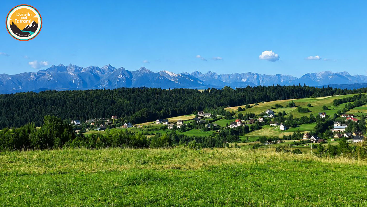 Działki w Grywałdzie – widok na Tatry i pozwolenie na domek (rozpoczęta budowa)